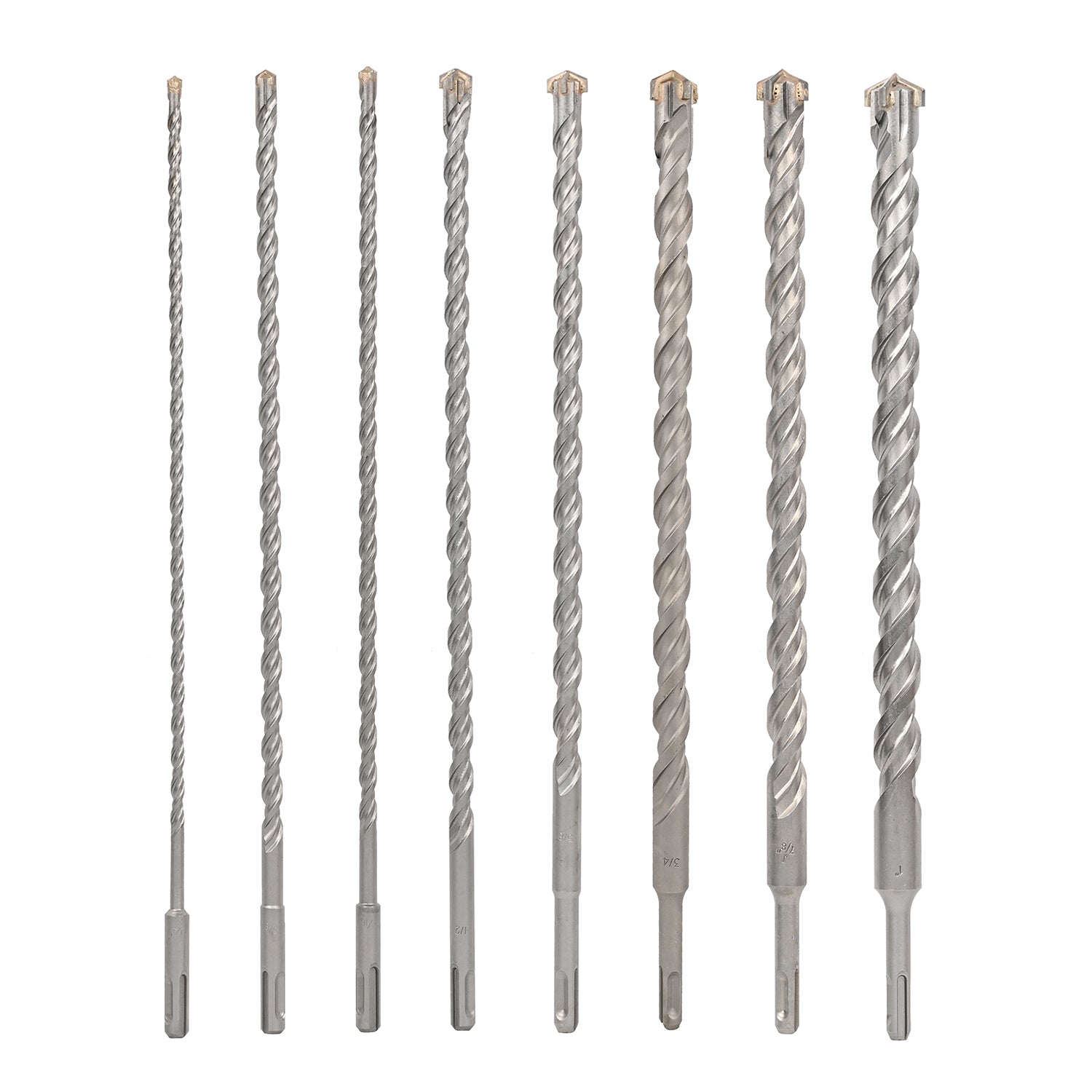 SDS PLUS Set of 8 Pcs 15 Inch Long